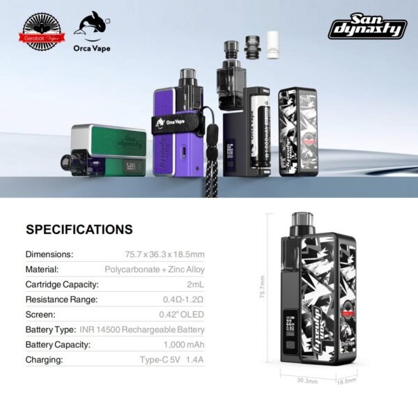 【小煙主機】San Dynasty 小海豚 30W 主機 套組